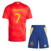 Camisola + Calções Espanha Alvaro Morata 7 Criança Equipamento 1ª Euro 2024